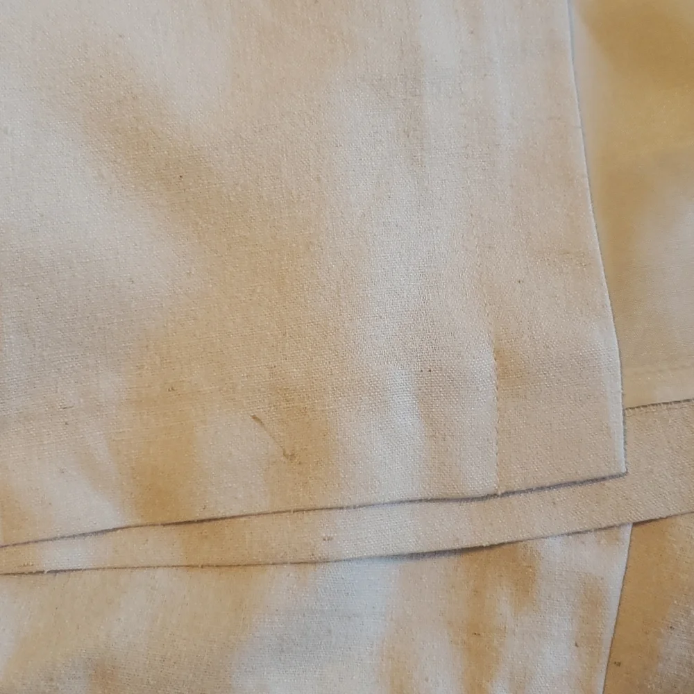 Vintage 90s Georgiou Cream Silk Skirt w/ Pockets - Picture 12 of 12